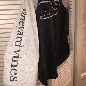 Vineyard Vines 3/4 Sleeve Whale Top - Medium